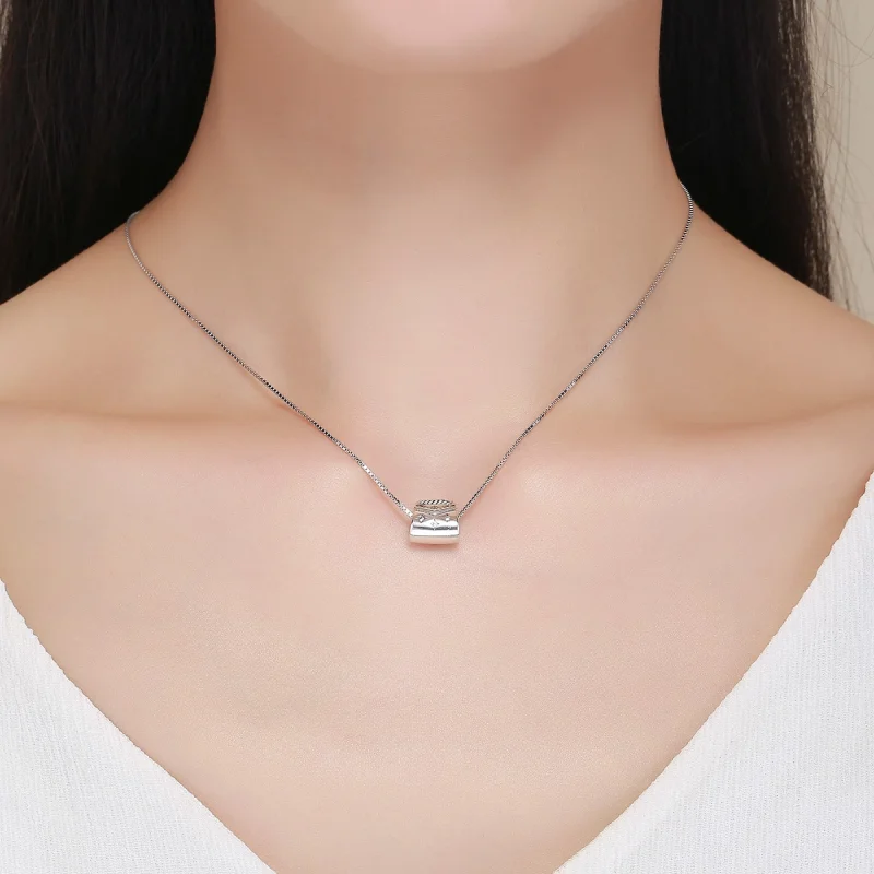 (image for) Pandora Style Silver Elegant Shopping Bag Charm - SCC607 - View 6