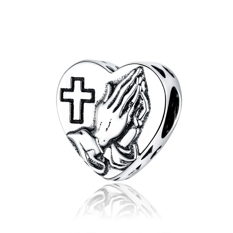 (image for) Pandora Style Silver Faith Charm - BSC317 - Product Image