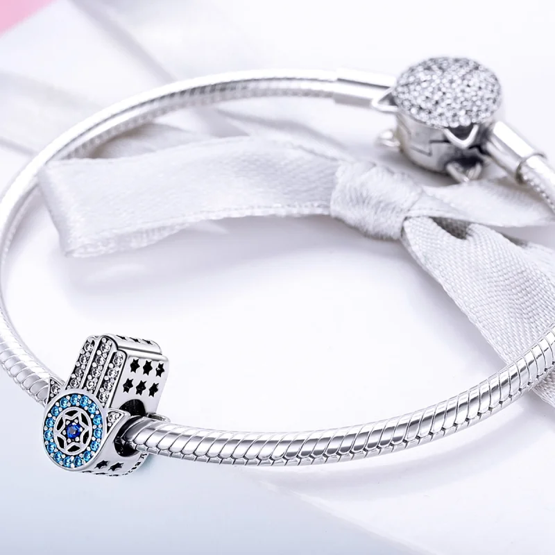 (image for) Pandora Style Silver Fatima's Guardian Charm - SCC721 - View 5