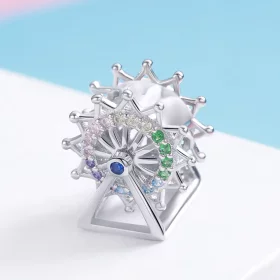 Pandora Style Silver Ferris Wheel Charm - SCC1028