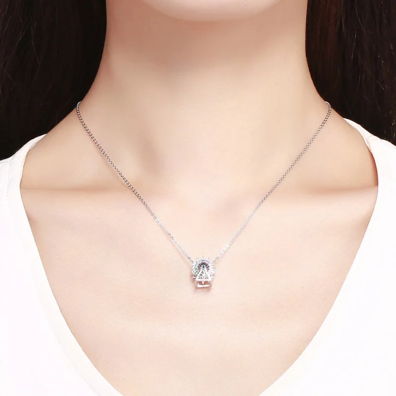 (image for) Pandora Style Silver Ferris Wheel Charm - SCC1028 - View 6