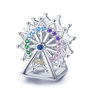 (image for) Pandora Style Silver Ferris Wheel Charm - SCC1028