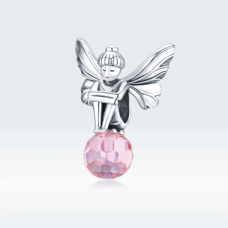 (image for) Pandora Style Silver Flower Elf Charm - SCC1483 - Product Image