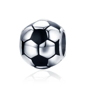 (image for) Pandora Style Silver Football Passion Charm - SCC666