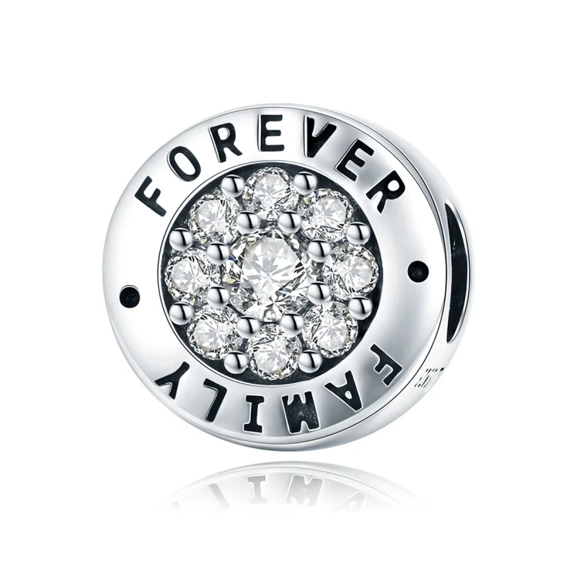 (image for) Pandora Style Silver Forever Home Charm - SCC814 - Product Image