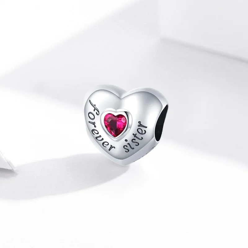 (image for) Pandora Style Silver Forever Love Charm - SCC1835 - View 2