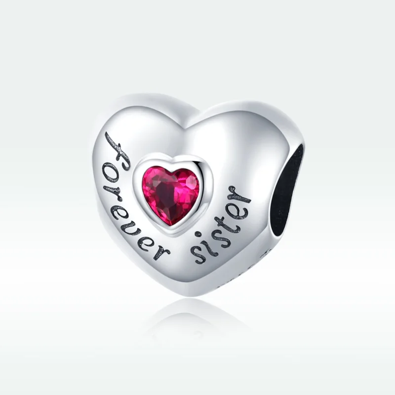 (image for) Pandora Style Silver Forever Love Charm - SCC1835 - View 5