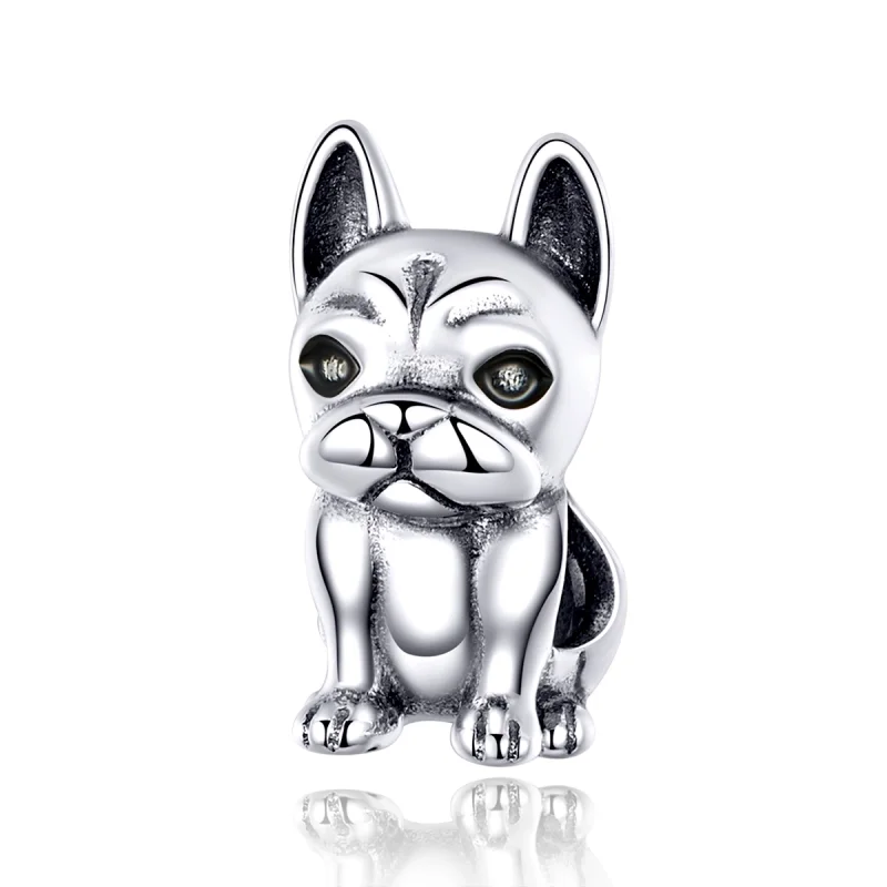 (image for) Pandora Style Silver French Bulldog Charm - SCC1306 - Product Image