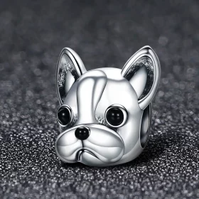 Pandora Style Silver French Bulldog Charm - SCC315 Pandora Style Silver French Bulldog Charm - SCC315