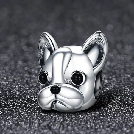 Pandora Style Silver French Bulldog Charm - SCC315
