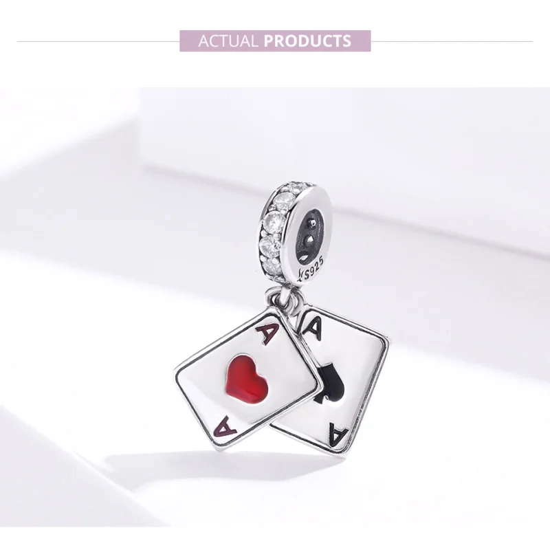 (image for) Pandora Style Silver Game Time Dangle - SCC1172 - View 6