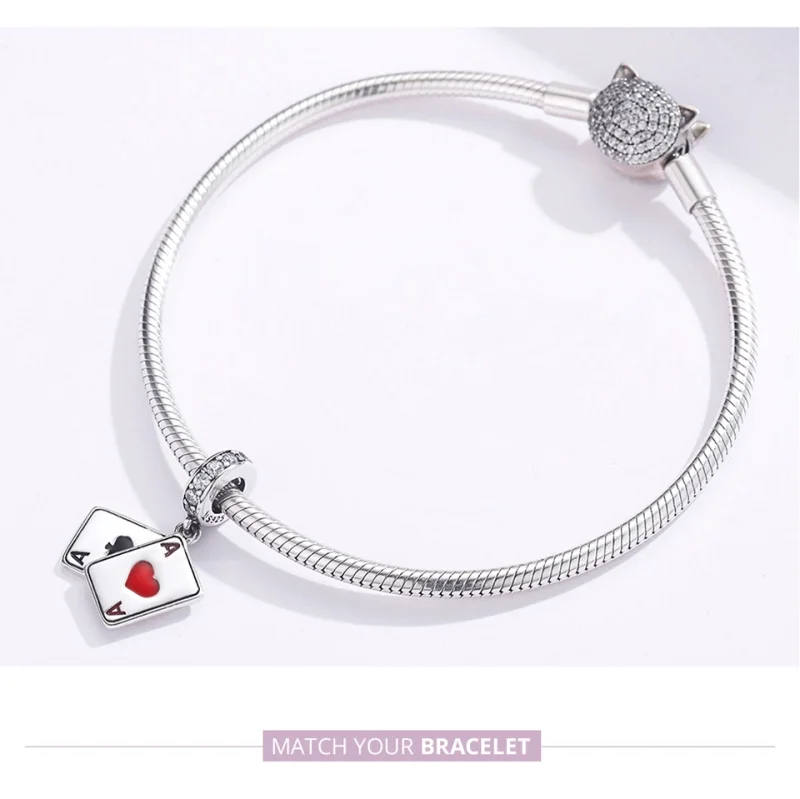 (image for) Pandora Style Silver Game Time Dangle - SCC1172 - View 7