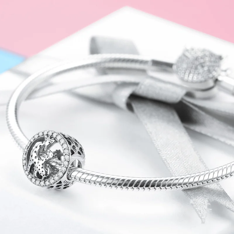 (image for) Pandora Style Silver Giraffe Charm - SCC997 - View 4