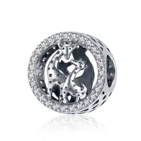 Pandora Style Silver Giraffe Charm - SCC997