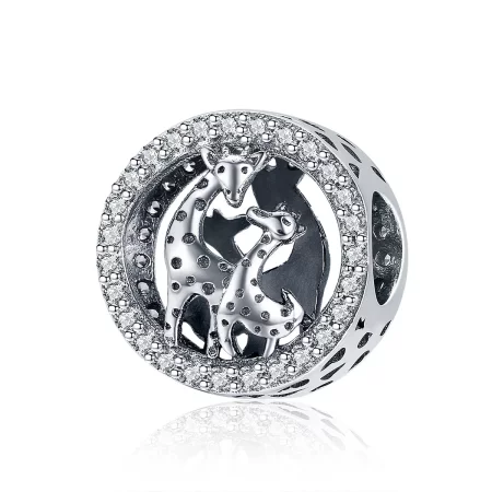 Pandora Style Silver Giraffe Charm - SCC997 Pandora Style Silver Giraffe Charm - SCC997
