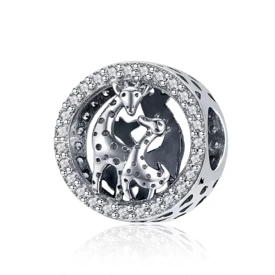 Pandora Style Silver Giraffe Charm - SCC997