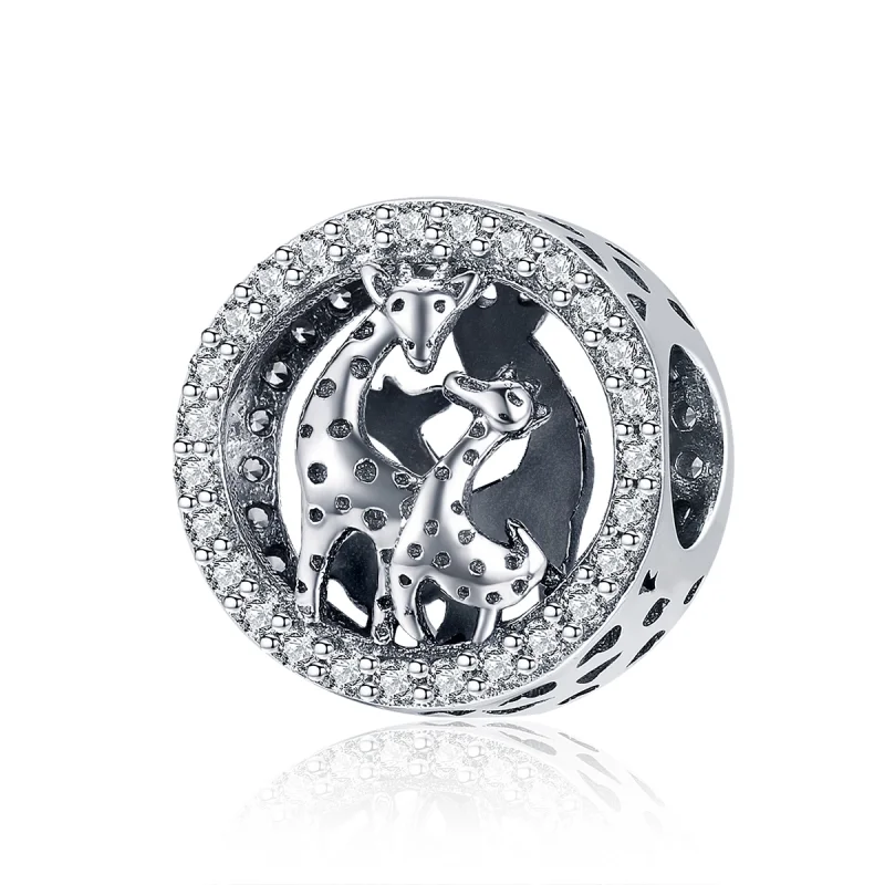 (image for) Pandora Style Silver Giraffe Charm - SCC997 - Product Image