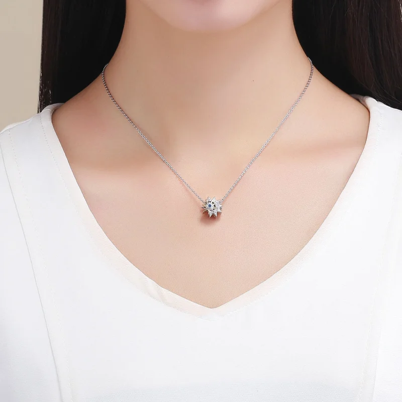 (image for) Pandora Style Silver & Gold-Plated Sun Meets Moon Charm - SCC1137 - View 4