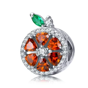 (image for) Pandora Style Silver Grapefruit Charm - SCC1277