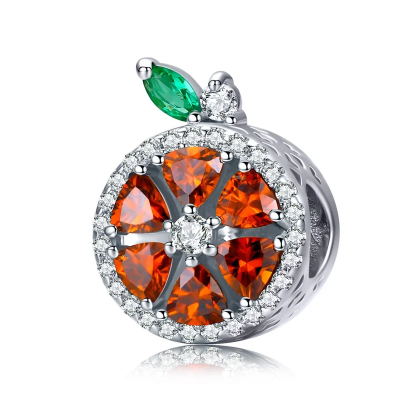 (image for) Pandora Style Silver Grapefruit Charm - SCC1277 - Product Image