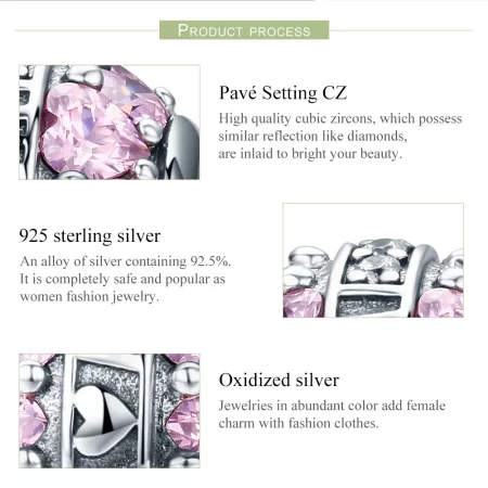 Pandora Style Silver Great Love Charm - SCC580