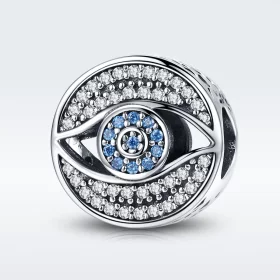 Pandora Style Silver Guardian Eye Charm - SCC565 Pandora Style Silver Guardian Eye Charm - SCC565
