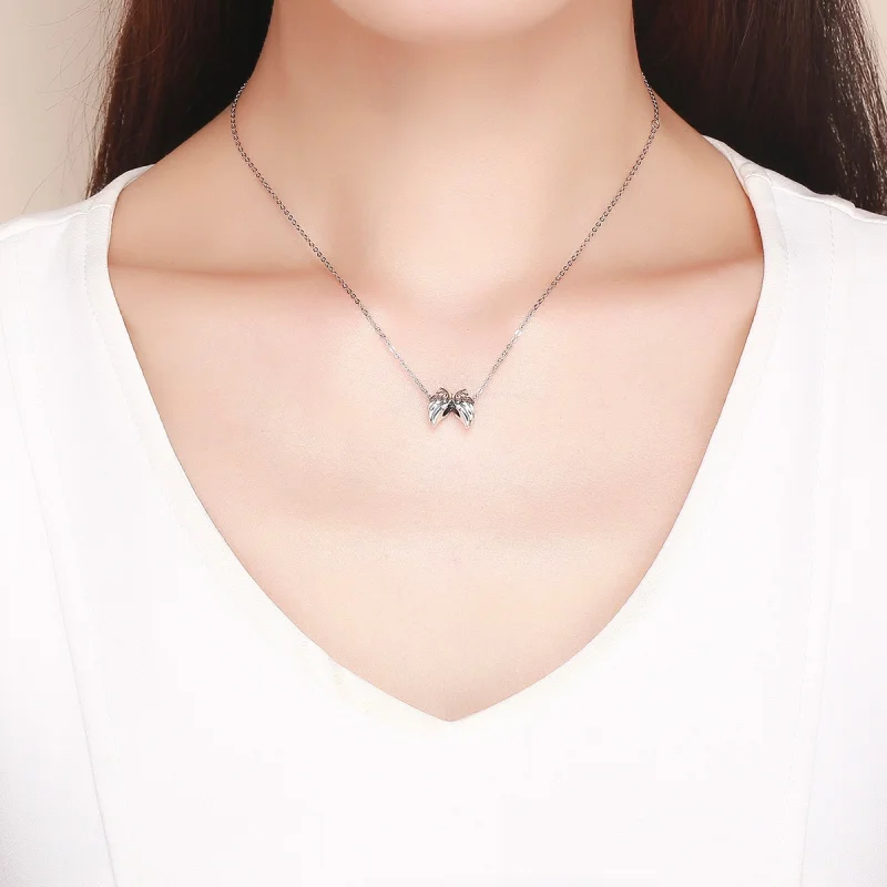 (image for) Pandora Style Silver Guardian Wings Charm - SCC1091 - View 3