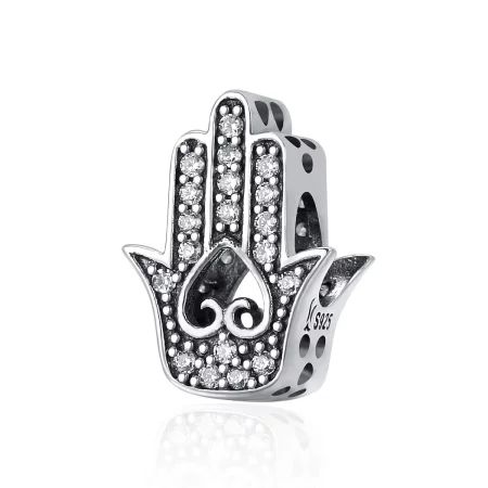 Pandora Style Silver Hamsa Charm - SCC225 Pandora Style Silver Hamsa Charm - SCC225