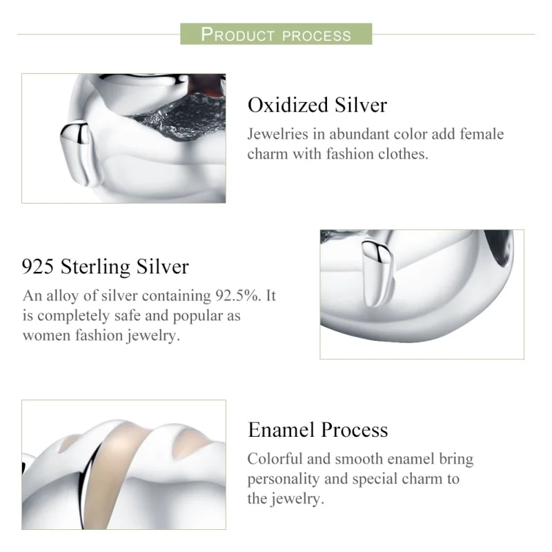 (image for) Pandora Style Silver Hamster Charm - SCC1133 - View 5