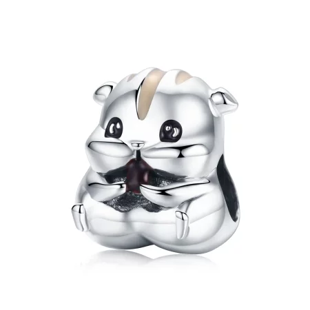 Pandora Style Silver Hamster Charm - SCC1133 Pandora Style Silver Hamster Charm - SCC1133