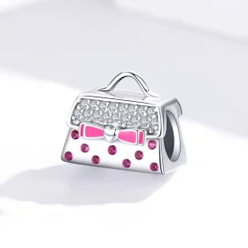 Pandora Style Silver Handbag Charm - SCC1391 Pandora Style Silver Handbag Charm - SCC1391