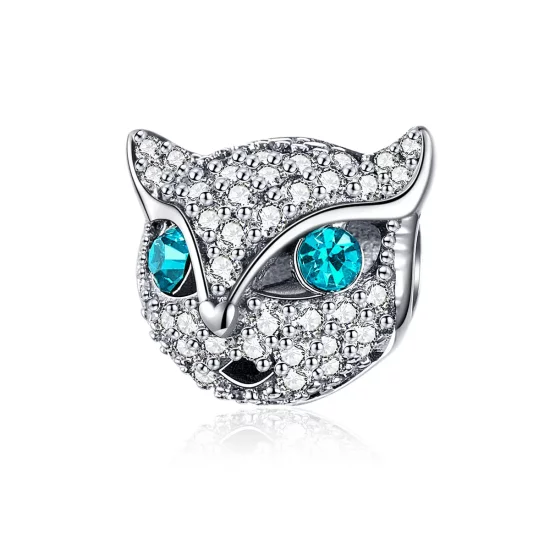 Pandora Style Silver Happy Kitty Charm - SCC1131
