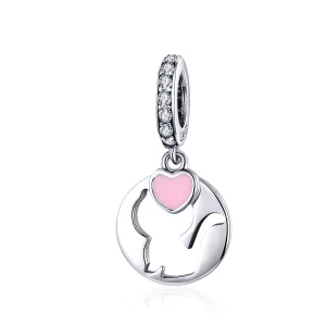 (image for) Pandora Style Silver Happy Kitty Dangle Charm - SCC1140