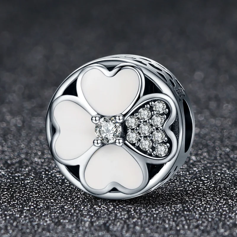 (image for) Pandora Style Silver Happy Petals Charm - SCC250 - View 2