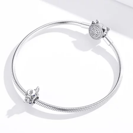 Pandora Style Silver Hollow Teapot Charm - BSC274