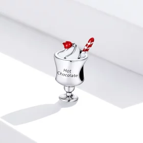 Pandora Style Silver Hot Chocolate Charm - SCC1495 Pandora Style Silver Hot Chocolate Charm - SCC1495