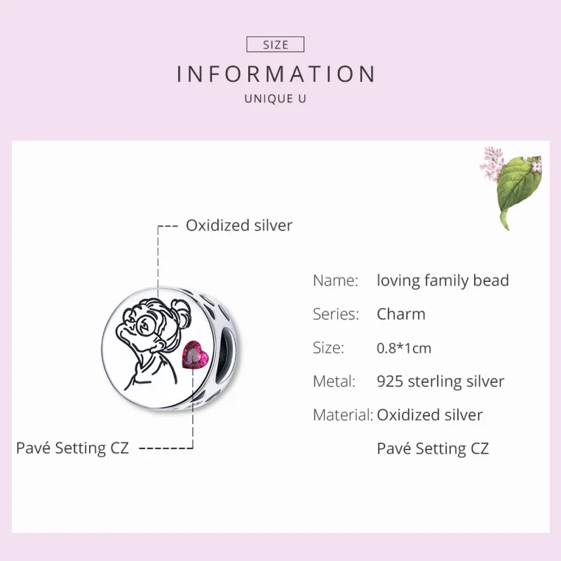 (image for) Pandora Style Silver I Love You Grandma Gigi Charm - SCC1762 - View 7