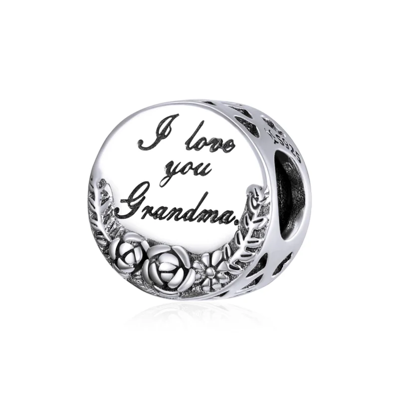 (image for) Pandora Style Silver I Love You Grandma Gigi Charm - SCC1762 - Product Image