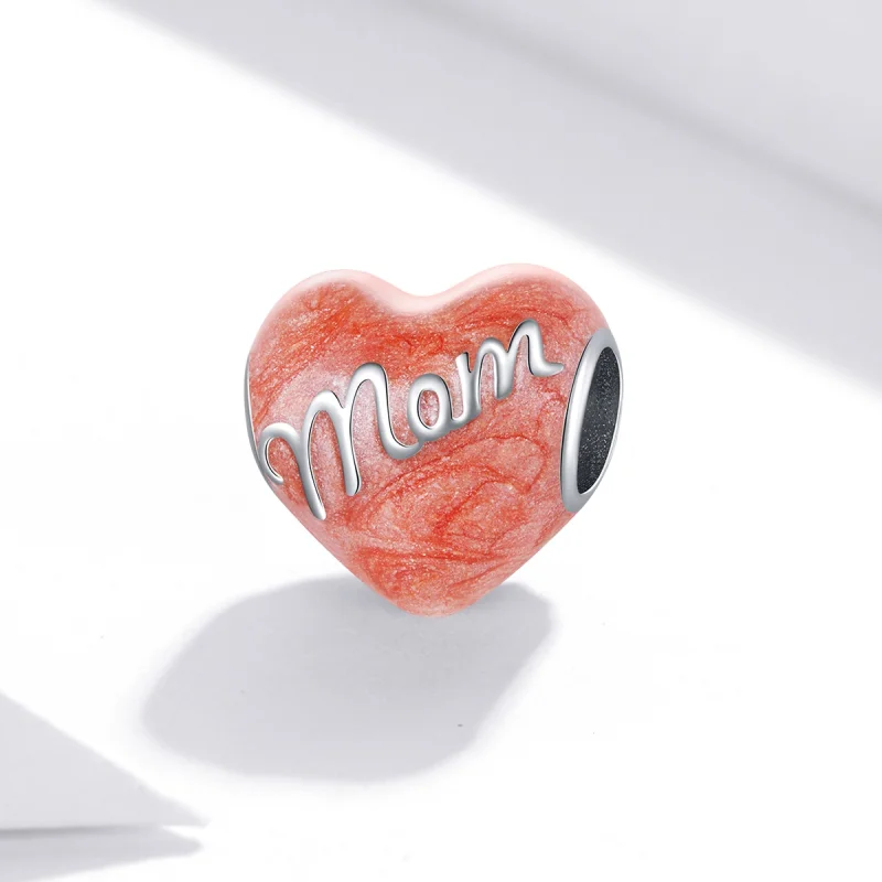 (image for) Pandora Style Silver In Memory of Mom Charm - SCC1793 - View 2