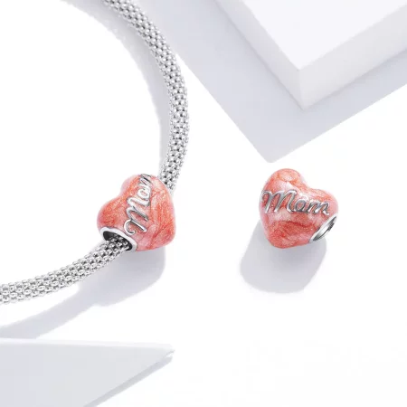 Pandora Style Silver In Memory of Mom Charm - SCC1793