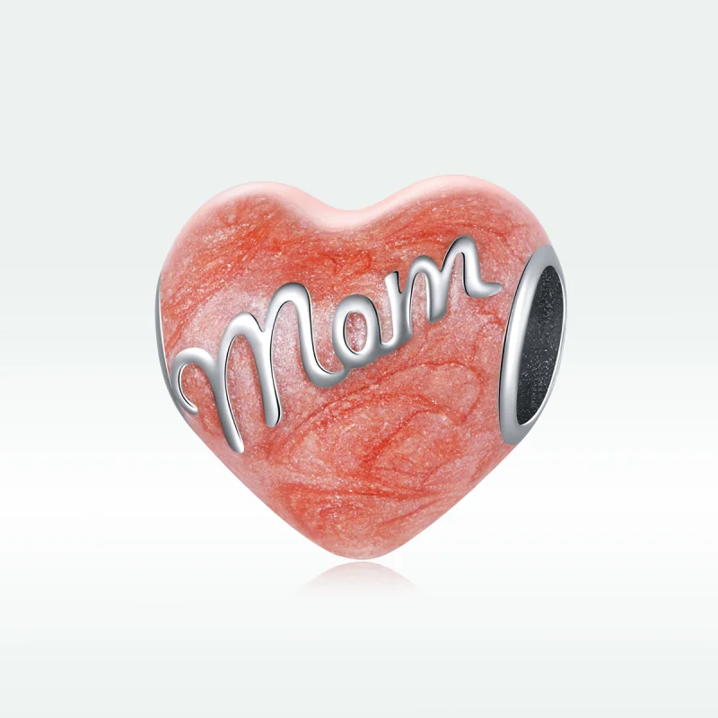 (image for) Pandora Style Silver In Memory of Mom Charm - SCC1793 - View 5