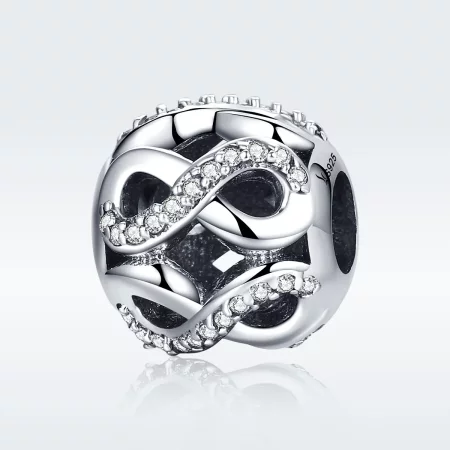 Pandora Style Silver Infinity Charm - SCC141