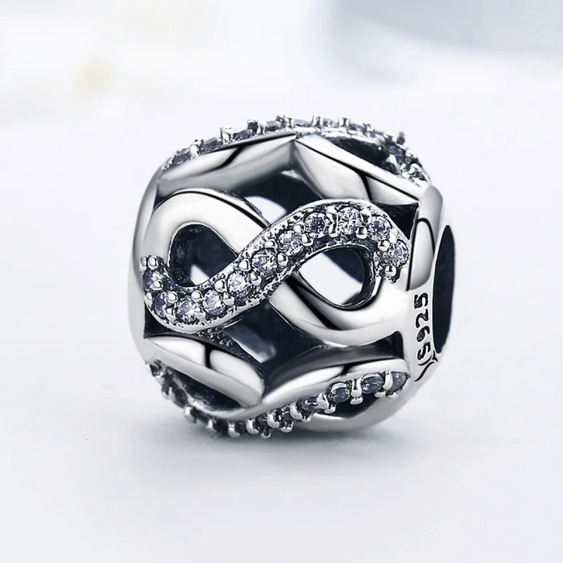 (image for) Pandora Style Silver Infinity Charm - SCC141 - View 4