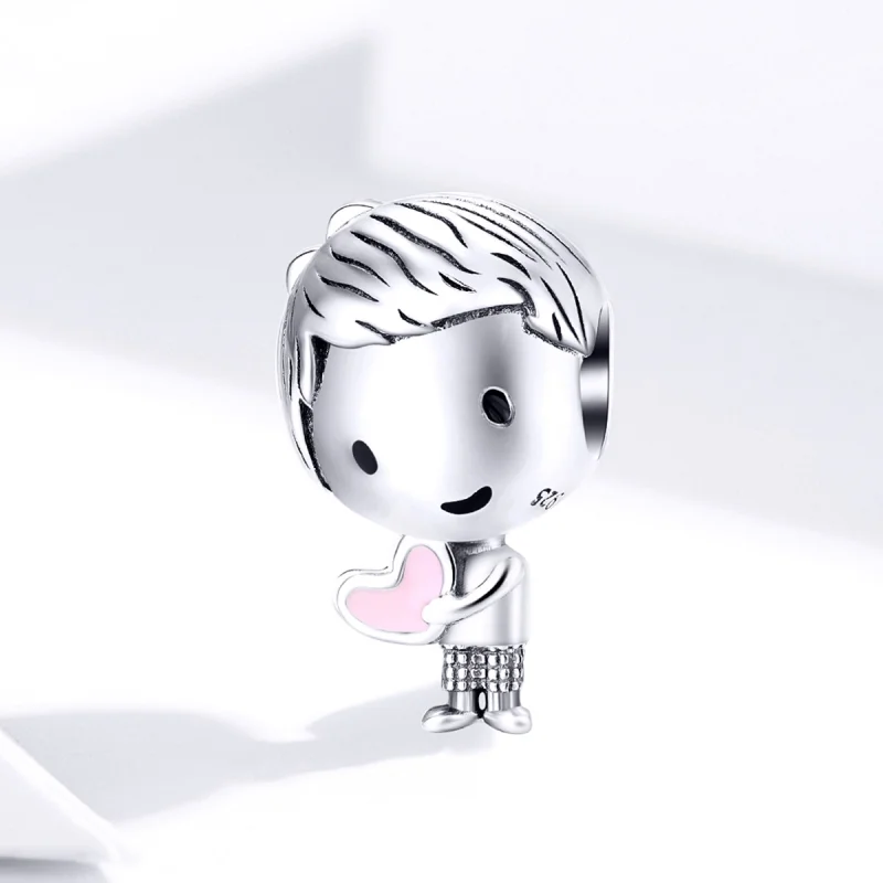 (image for) Pandora Style Silver Its A Boy Charm - SCC1334 - View 2