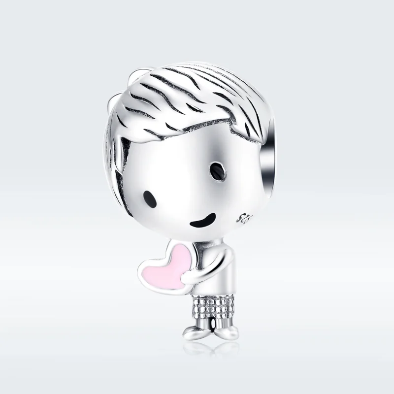 (image for) Pandora Style Silver Its A Boy Charm - SCC1334 - View 5