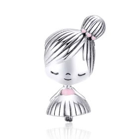 Pandora Style Silver Its A Girl Charm - SCC1335 Pandora Style Silver Its A Girl Charm - SCC1335