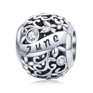 (image for) Pandora Style Silver June Birthstone Charm - SCC1385-6