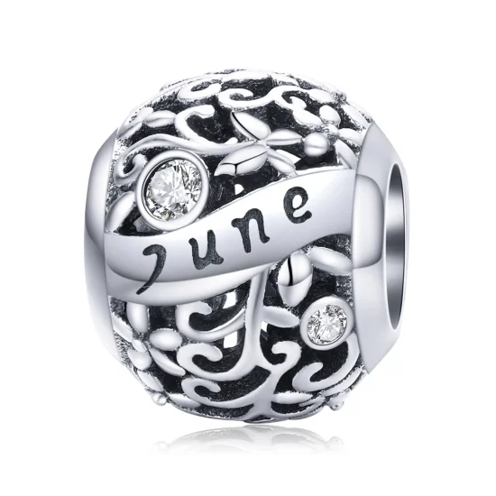 (image for) Pandora Style Silver June Birthstone Charm - SCC1385-6