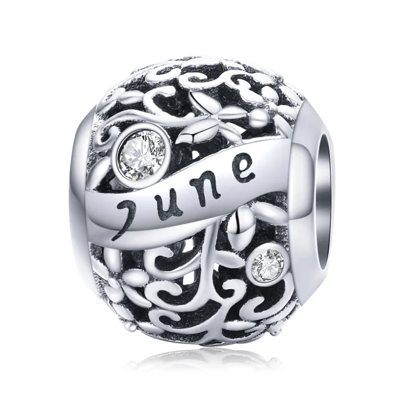 (image for) Pandora Style Silver June Birthstone Charm - SCC1385-6 - Product Image