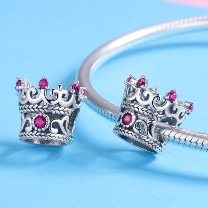(image for) Pandora Style Silver King's Crown Charm - SCC776 - View 4